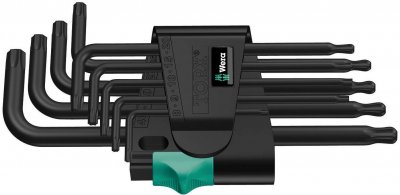 WERA  967/9 Tx Torx Keys Set 1l Argent&eacute;
