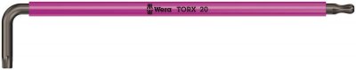 WERA  967 SXL 05024485001 6 pans int&eacute;rieurs (TX) Cl&eacute; m&acirc;le coud&eacute;e T 20