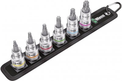 WERA  Belt C 3 Ensemble de douilles, Cl&eacute;s mixtes &agrave; cliquet