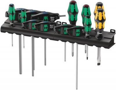 WERA  - Bicycle Big Pack 1 - Kit d'outils taille One Size, noir/vert