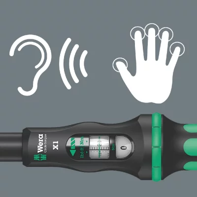 WERA  - Click-Torque X 1 - Outil v&eacute;lo taille One Size, noir/vert