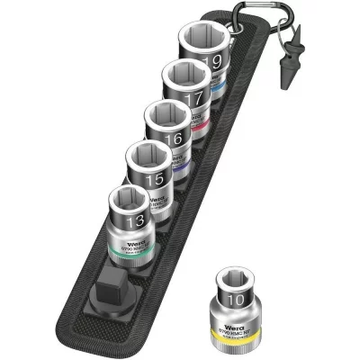 WERA  jeu de douilles a carre zyklop avec fonct de ret belt c 1