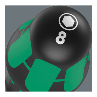 WERA  Kraftform 391 Cl&eacute; &agrave; douille emmanch&eacute;e Manche articul&eacute; 7 x 160 mm (Import Grande Bretagne)