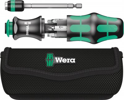 WERA  Kraftform Kompakt 26 avec pochette, 7 pi&egrave;ces - 05051025001