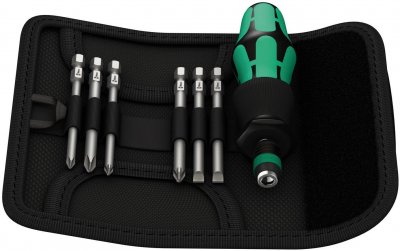 WERA  Kraftform Kompakt 40 059298 Jeu Porte Embouts/Embouts 7 Pi&egrave;ces
