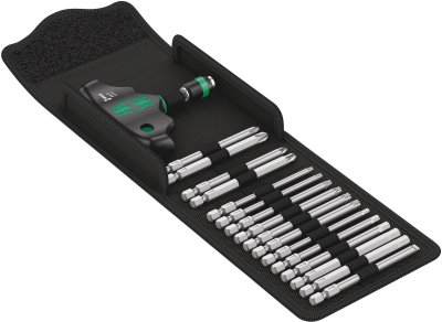 WERA  - Kraftform Kompakt 400 - Outil v&eacute;lo taille One Size, noir/vert