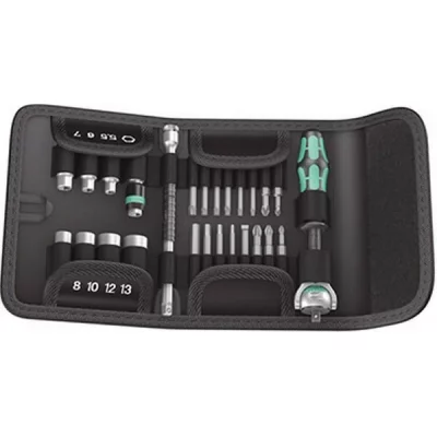 WERA  Kraftform Kompakt Zyklop Speed 26 Pieces Vert,Argent&eacute;