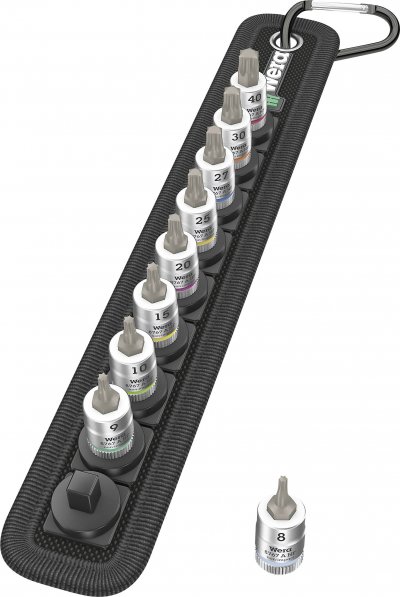 WERA  set d embouts belt a 3 torx hf zyklop avec fonction de maintien
