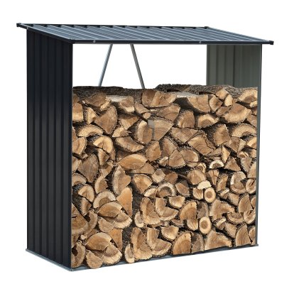 WERKA PRO Werkapro Abri range b&ucirc;ches m&eacute;tal 1,63 x 0,89 H 1,54 m