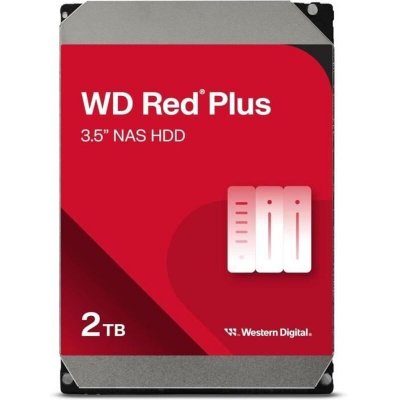 WESTERN DIGITAL  2TB Red Plus 64MB CMR 3.5IN SATA 6GB/S INTELLIPOWERRPM