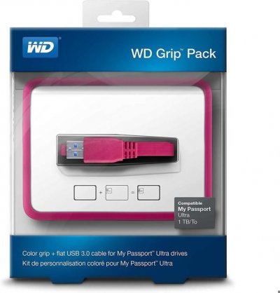 WESTERN DIGITAL  Grip Pack - Rose - pour My Passport Ultra jusqu'&agrave; 1 To
