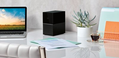 WESTERN DIGITAL  My Book Duo bo&icirc;tier de disques 36 To Bureau Noir