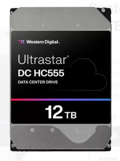 WESTERN DIGITAL  Ultrastar 12TB SATA HC555 WUH722012CLE6L4 0B48720