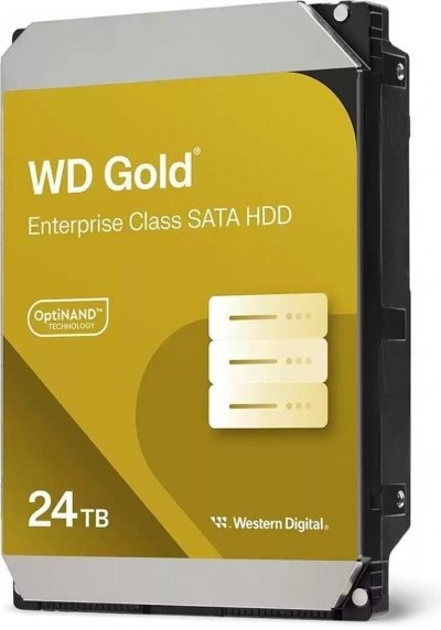 WESTERN DIGITAL  WD Gold 24 To - Disque dur 7200 tr/min - WD242KRYZ