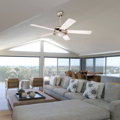 WESTINGHOUSE  Comet ventilateur titane blanc &eacute;rable