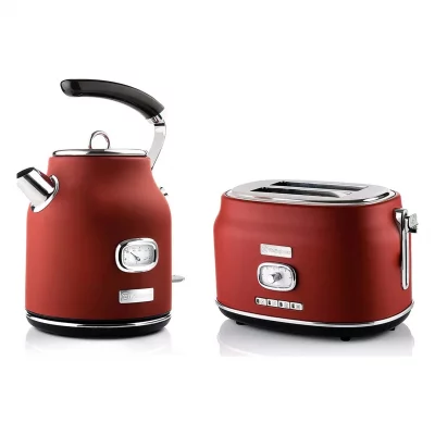 WESTINGHOUSE  - Retro - Grille pain 2 fentes + Bouilloire - Rouge