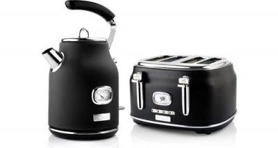 WESTINGHOUSE  - Retro - Grille pain 4 fentes + Bouilloire - Noir
