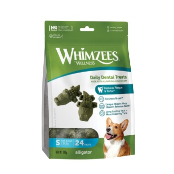 WHIMZEES  - Friandises Nature Crocodile Dog Treats S Pour Chien - X24