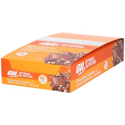 OPTIMUM NUTRITION Whipped Barre prot 10x60g Chocolat Caramel  Proteine