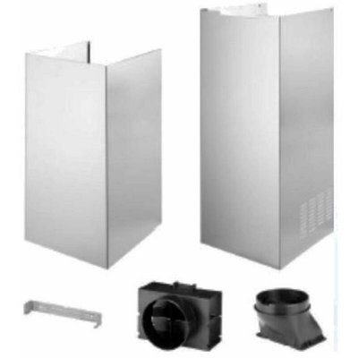 WHIRLPOOL  - KIT CHEMINEE X2 +DEFLECTEUR + RACCORD POUR HOTTE  INOX