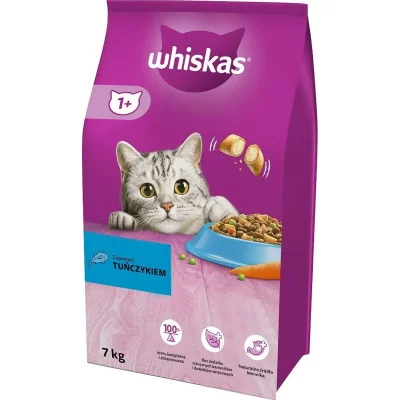 WHISKAS  1 +, thon pour chat - 7 kg