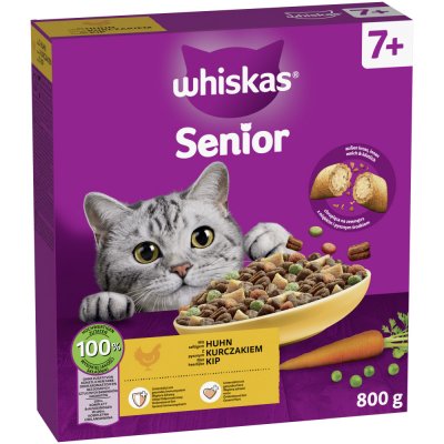 WHISKAS  7+ Senior poulet - 2 x 800 g