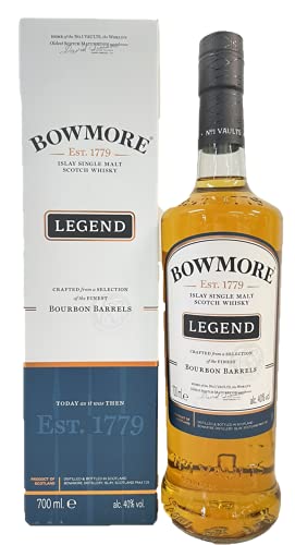 BOWMORE Whisky Legend, Islay Single Malt  - La Bouteille De 70cl