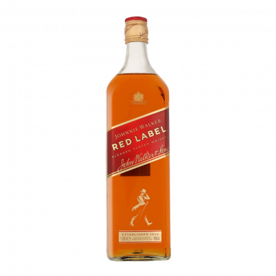 JOHNNIE WALKER Whisky Red Label Blended Scotch Whisky  - La Bouteille D'1l