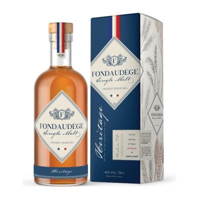 FONDAUDEGE Whisky Single Malt Fondaud&egrave;ge Heritage - France, 40% vol. - 70 cl
