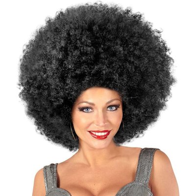 WIDMANN  6108J - Perruque Jimmy, noire, look afro, maxi perruque, carnaval, f&ecirc;te foraine