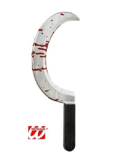W WIDMANN MILANO PARTY FASHION Widmann 8603s blutverschmierte Faucille, 45,5&nbsp;cm