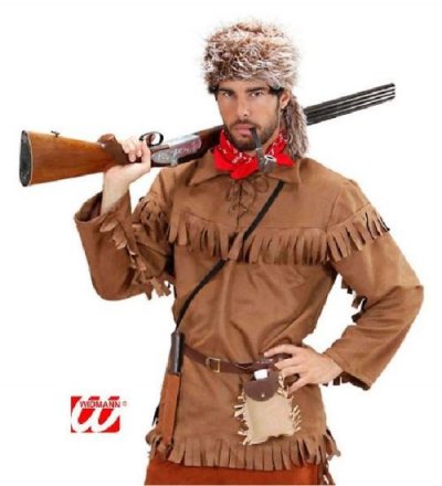 WIDMANN -CS922632/M D&eacute;guisement-Costume Trappeur, 11003040, Taille M