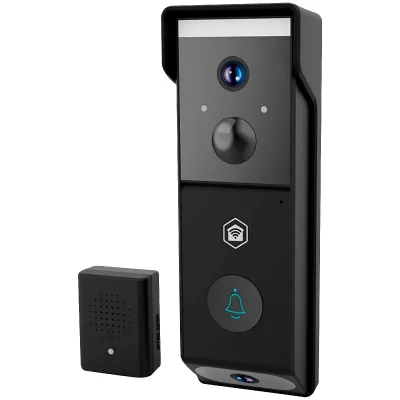 NEDIS WIFICDP31BK - Sonnette et cam&eacute;ra de s&eacute;curit&eacute; 
