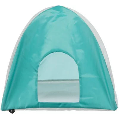 TRIXIE Wigwam, lapins nains 37 &times; 35 &times; 37 cm, gris clair/turquoise