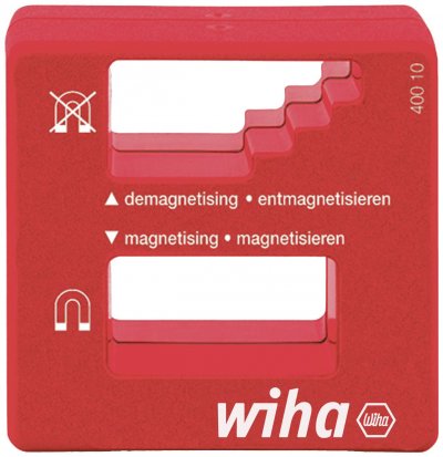 WIHA  02568 Magn&eacute;tiseur, d&eacute;magn&eacute;tiseur (L x l) 52 mm x 50 mm X132182