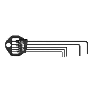 WIHA  06382 352 hm 5b lot de 5 cl&eacute;s allen avec support