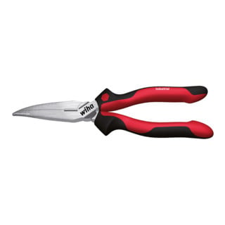  Wiha 32324 pour latelier Pince plate &agrave; becs ronds coud&eacute;e &agrave; 40&deg; 160 mm 