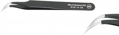 WIHA  32335 ZP 20114 Pincette de pr&eacute;cision Type 7a 120&nbsp;mm