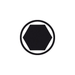 WIHA  - cl&eacute; m&acirc;le hexagonale vde avec manche en t