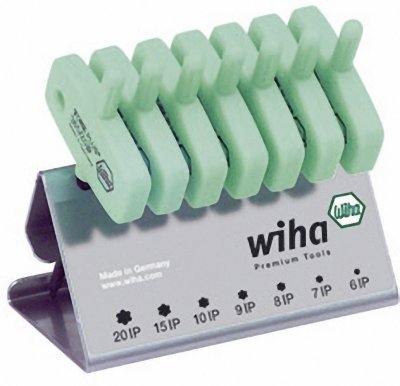 WIHA  Jeu de cl&eacute;s TORX PLUS avec manche cl&eacute; (365IP VB) - 26261