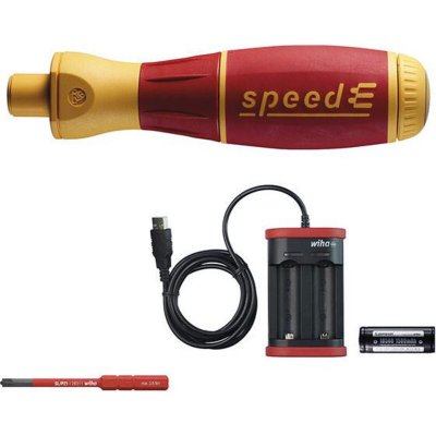 WIHA  Jeu de tournevis &agrave; assistance &eacute;lectrique speedE I isol&eacute; - 590T401