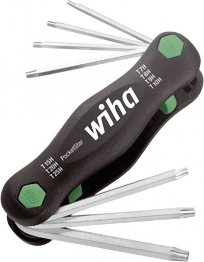WIHA  multitool pocketstar torx tamper resistant (avec al&eacute;sage) 7 pcs