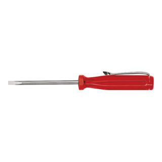  Wiha petit tournevis fente transparent-rouge, avec agrafe (01537) 3,0