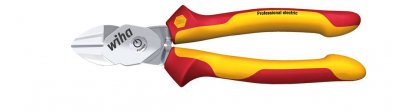 WIHA  - pince coupante diagonale vde/gs - professional electric - 200 mm - Z18006 WH38191 RI3096