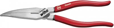 WIHA  pince demi-ronde classic avec taillant, forme courbe, env. 40&deg;