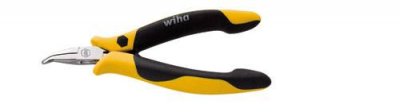 WIHA  pince demi-ronde professional esd forme courbe, env. 45&deg; (26802)