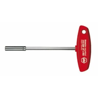 WIHA  tournevis avec manche en t et porte-embout magn&eacute;tique 1/4