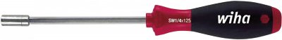 WIHA  tournevis avec porte-embout softfinish magn&eacute;tique 1/4"" (01476)