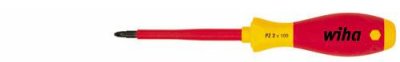 WIHA  -  -tournevis softfinish vde/gs - tete pozidriv PZ0 x 60mm - 324