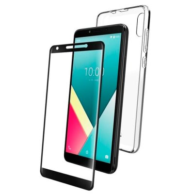 WIKO  Pack Coque Flexible + Verre Tremp&eacute; Y61